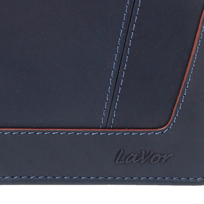 LaVor 1-6170 Ανδρικό Δερμάτινο Πορτοφόλι με RFID Μπλε