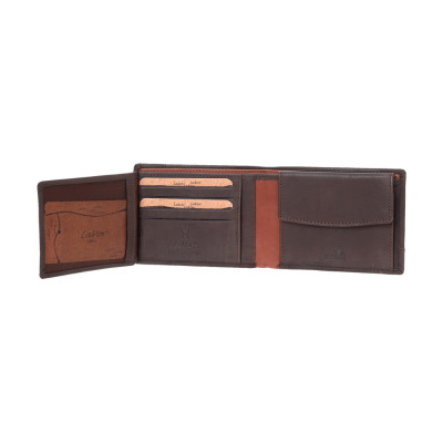 LaVor 1-6170 Ανδρικό Δερμάτινο Πορτοφόλι με RFID Καφέ