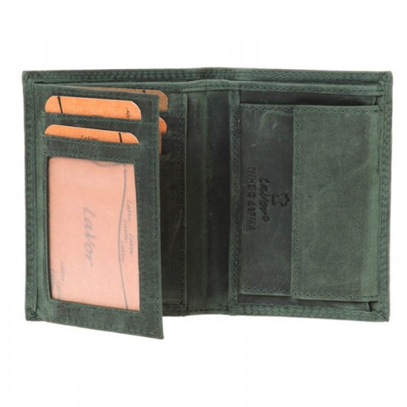 Ανδρικό Δερμάτινο Πορτοφόλι Lavor 1-2132 Λαδί