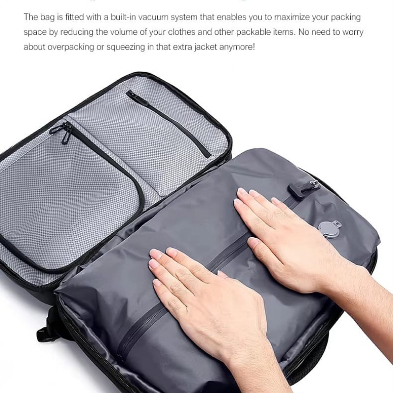 Σακίδιο πλάτης vacuum Tsa Lock 36L Laptop 17,3” Bange 3028 μαύρο 