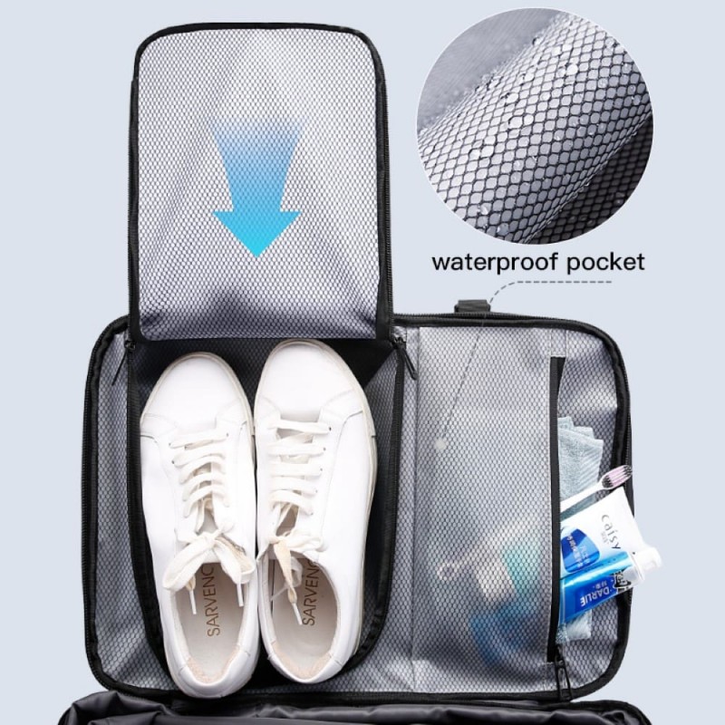 Σακίδιο πλάτης vacuum Tsa Lock 36L Laptop 17,3” Bange 3028 μαύρο 