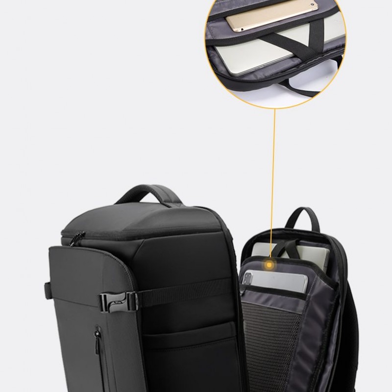 Σακίδιο πλάτης Ταξιδιού Bange 3029 μαύρο 