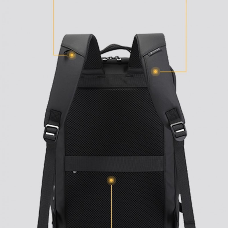 Σακίδιο πλάτης Ταξιδιού Bange 3029 μαύρο 