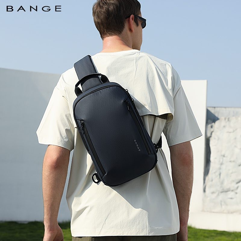 Τσαντάκι Στήθους Bange 3077 μπλε 