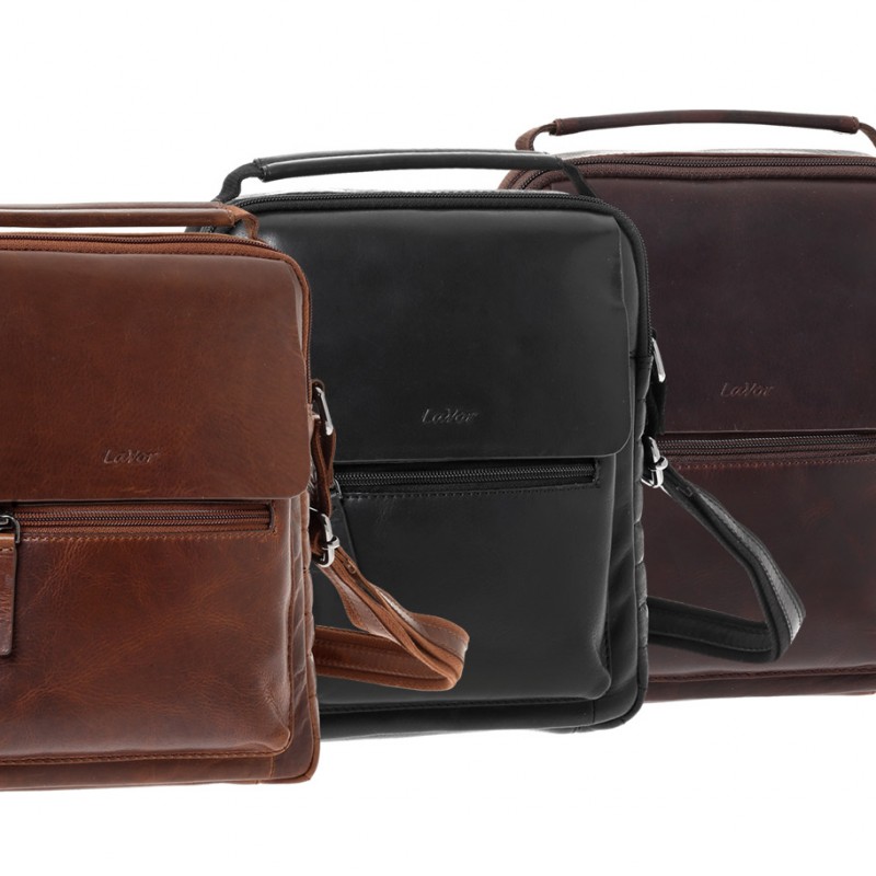 ΔΕΡΜΑΤΙΝΟ ΤΣΑΝΤΑΚΙ LAVOR 1-53 Black 