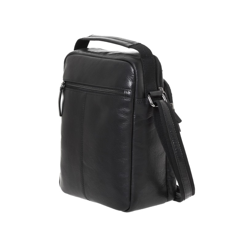 Δερμάτινo Ανδρικό Τσαντάκι Lavor-1-56-black