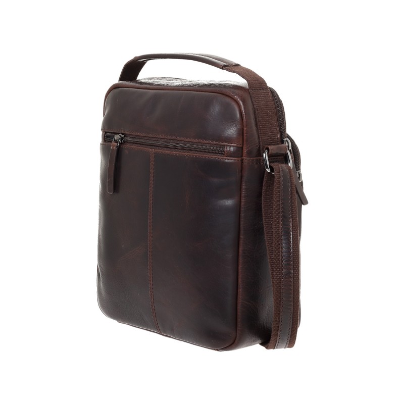 Δερμάτινo Ανδρικό Τσαντάκι Lavor-1-56-brown