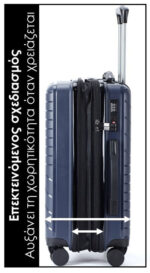 ΣΕΤ Βαλίτσα trolley Lavor 3τμχ – 1-604 Blue 