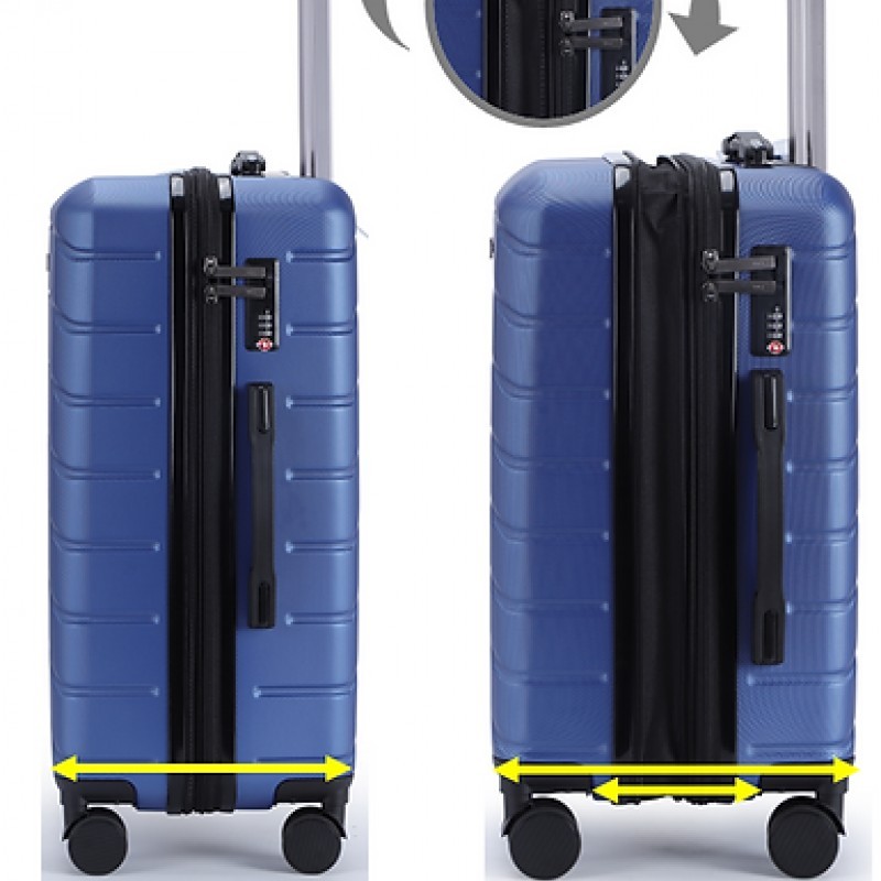 Lavor 1-601 Μεγάλη Βαλίτσα με ύψος 75cm σε Κόκκινο