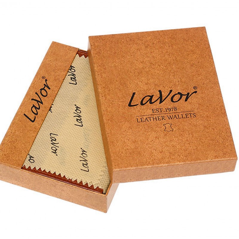 LaVor 1-6170 Ανδρικό Δερμάτινο Πορτοφόλι με RFID Μαύρο