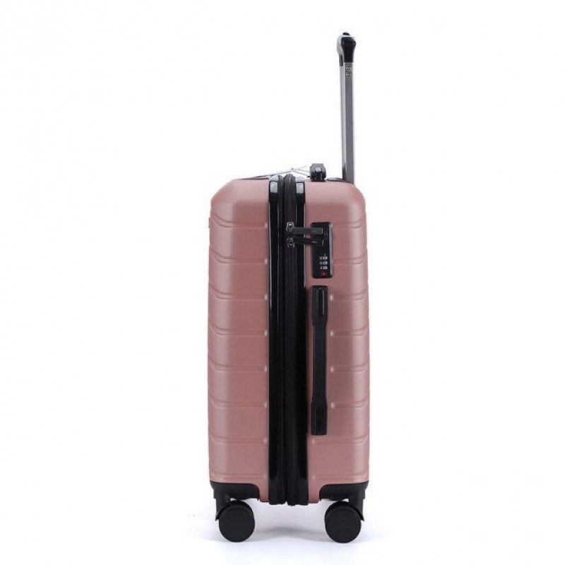 Lavor 1-601 Μεγάλη Βαλίτσα με ύψος 75cm σε Ροζ χρώμα