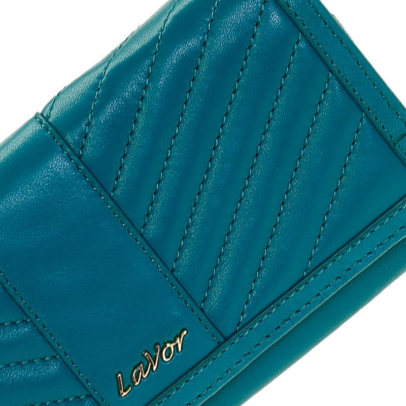 Γυναικειο Δερμάτινο Πορτοφόλι lavor-1-6022petrol Πετρολ