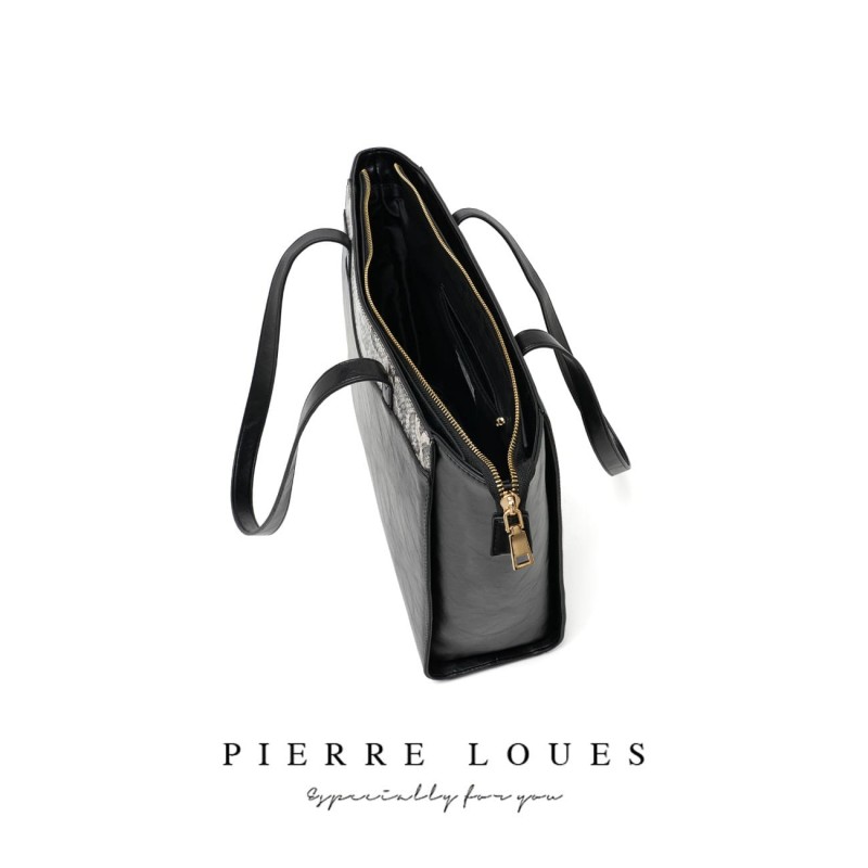 Γυναικεία Τσάντα Shopper Χειρός Pierre Loues PL615-40 μαύρο 