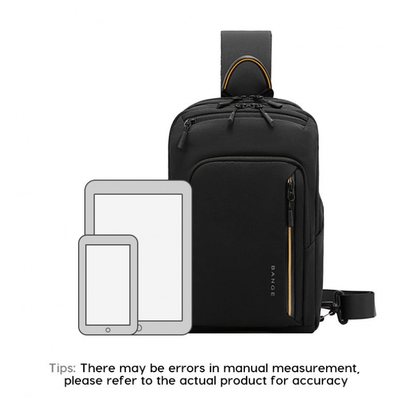 Τσαντάκι Στήθους Bange 7868 μαύρο 