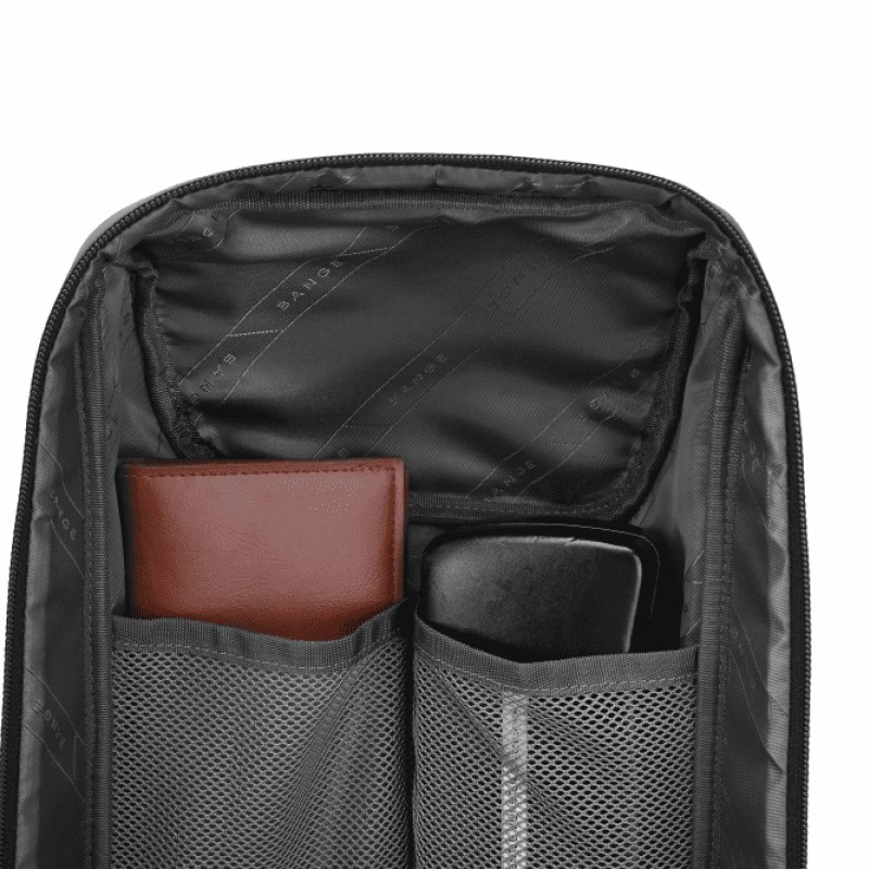 Τσαντάκι ώμου χιαστί crossbody Bange 8031 μαύρο