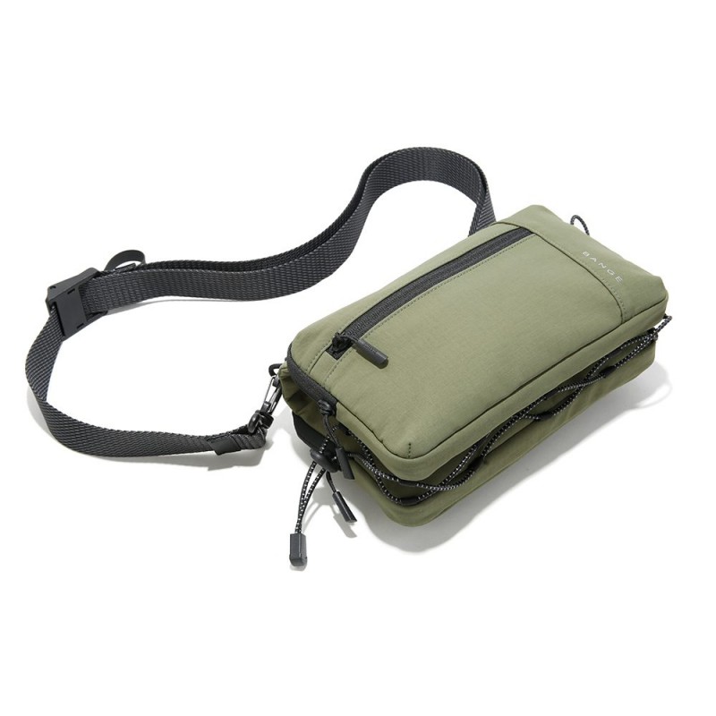 Τσαντάκι ώμου crossbody Bange 8089-1 χακί 