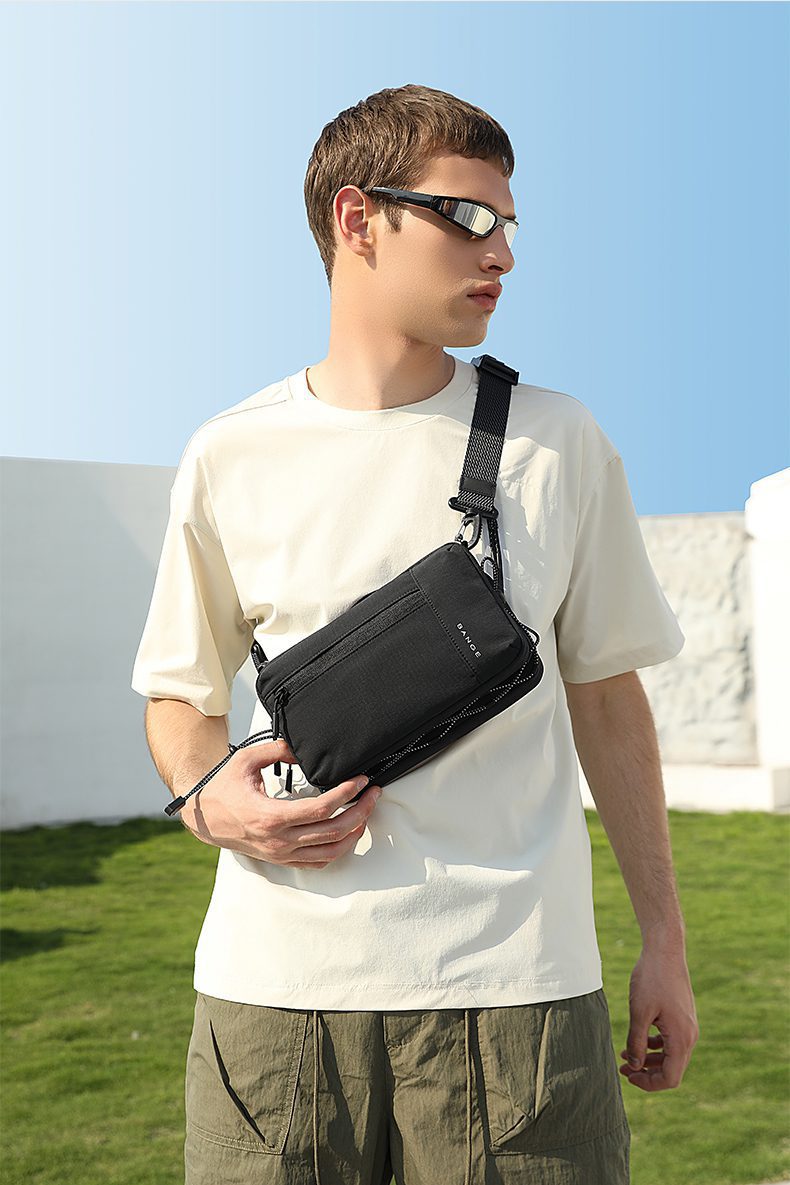Τσαντάκι ώμου crossbody Bange 8089-1 μαύρο