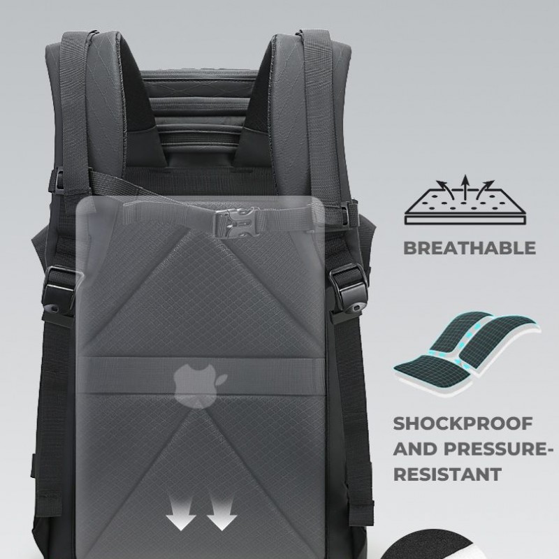 Σακίδιο Πολλαπλών Χρήσεων 30L 15,6” Bange FW226 μαύρο 