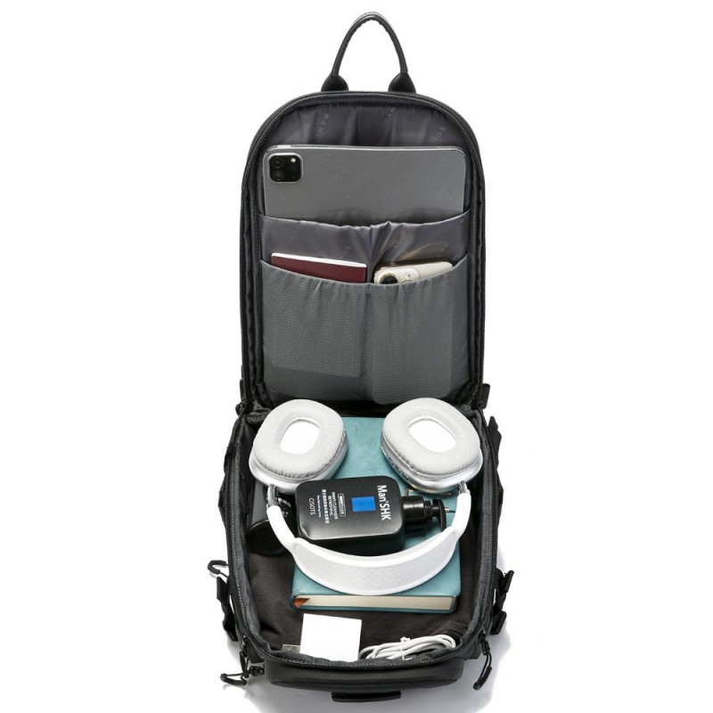 Τσαντάκι Στήθους Bange FW231 μαύρο 