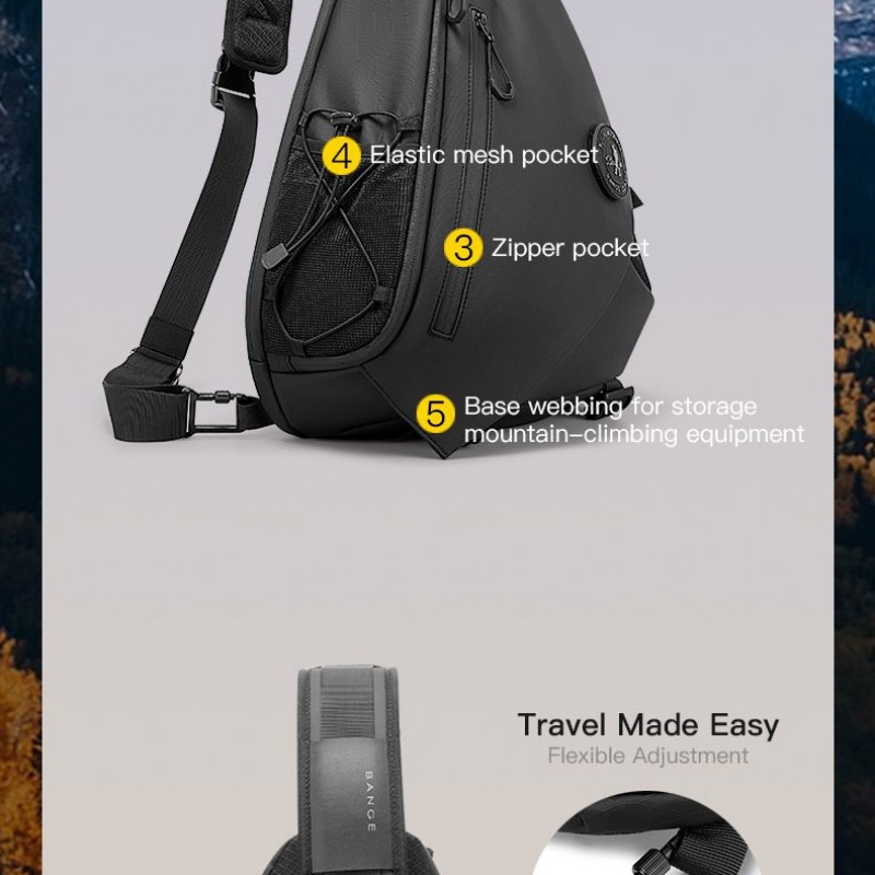 Outdoor Sling Bange FW232 μαύρο 