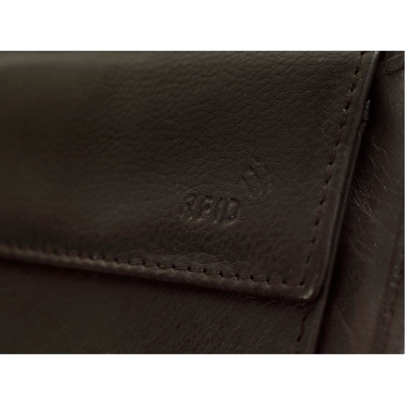 Lavor Δερμάτινο αντρικό πορτοφόλι 1-6084 brown