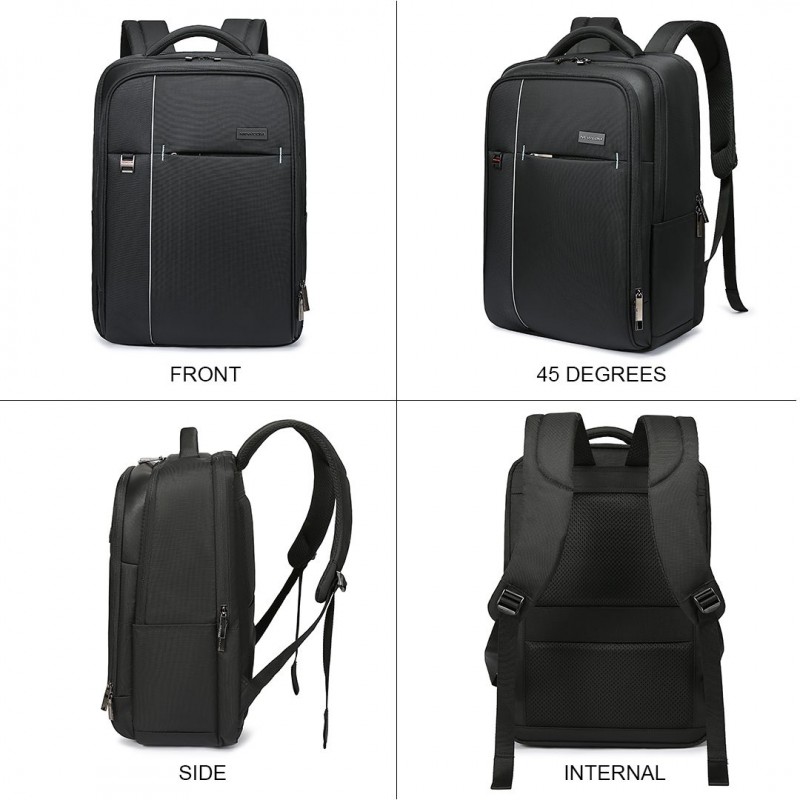 Επαγγελματικό σακίδιο 15,6” NewCom Ν1448445001 μαύρο 