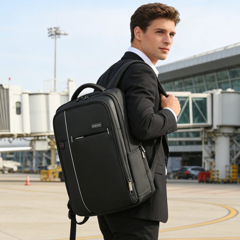 Επαγγελματικό σακίδιο 15,6” NewCom N1617445001 μαύρο