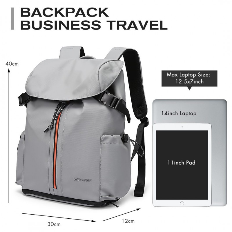 Επαγγελματικό σακίδιο 15,6” NewCom N1660442003 μαύρο 