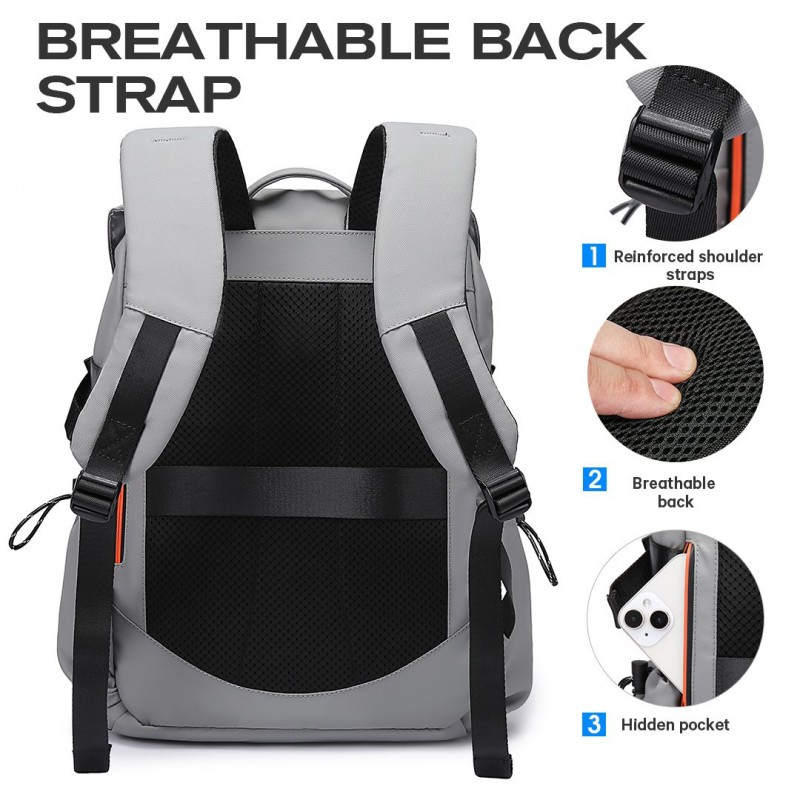 Επαγγελματικό σακίδιο 15,6” NewCom N1660442003 μαύρο 