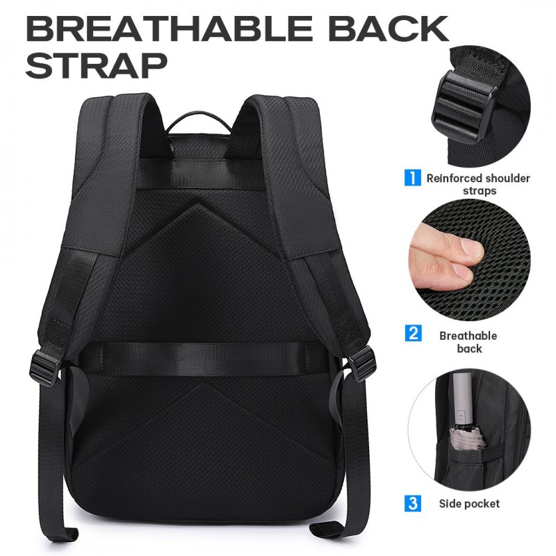 Επαγγελματικό σακίδιο 15,6” NewCom N1670446001 μαύρο