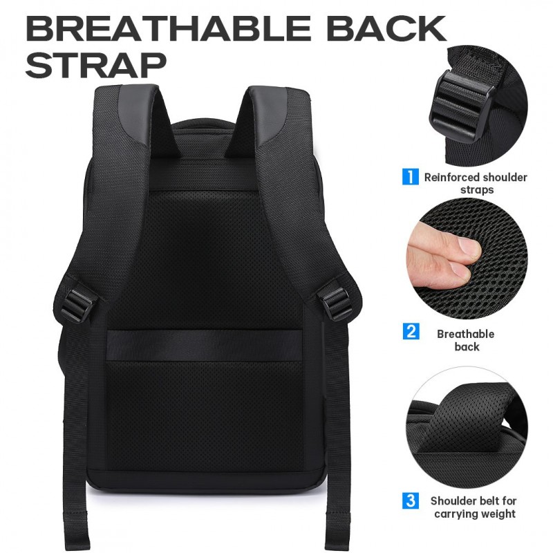 Επαγγελματικό σακίδιο 15,6” NewCom N1705445001 μαύρο