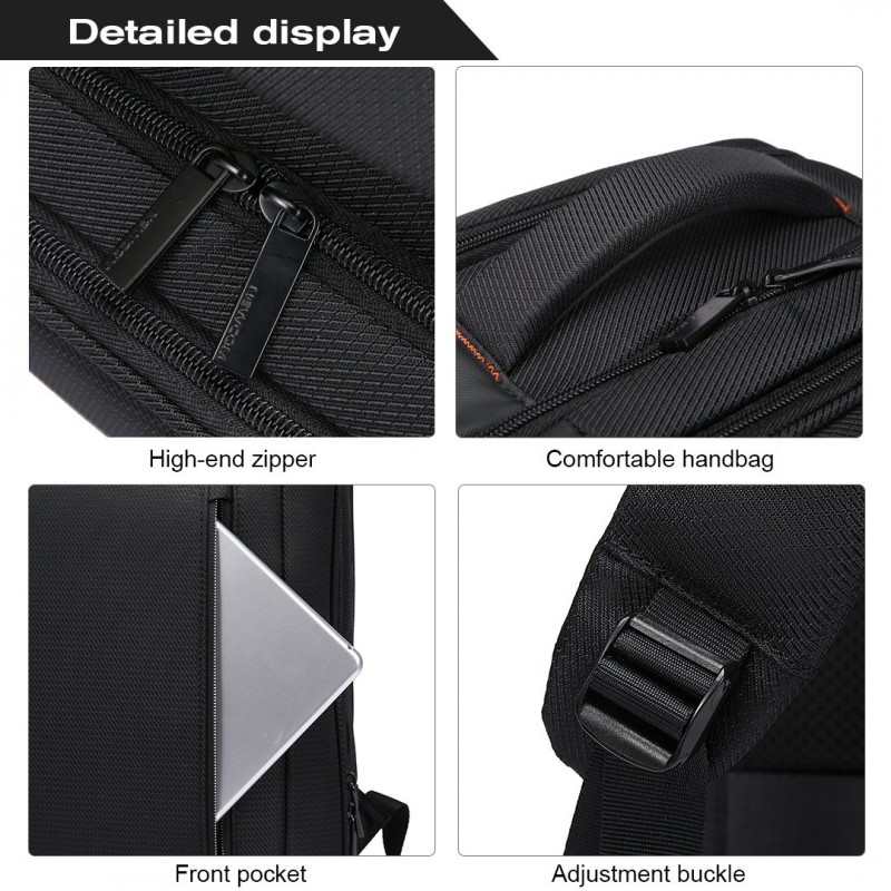 Επαγγελματικό σακίδιο 15,6” NewCom N1705445001 μαύρο