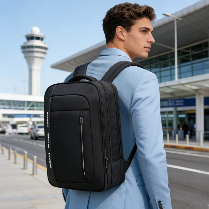 Επαγγελματικό σακίδιο 15,6” NewCom N1705445001 μαύρο