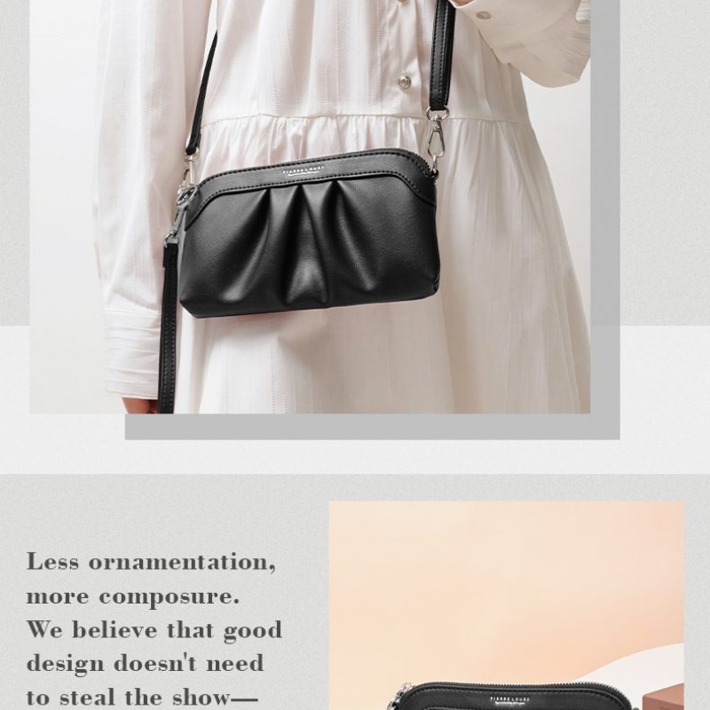 Τσαντάκι Χιαστί Pierre Loues PL782-36-A94 μαύρο 