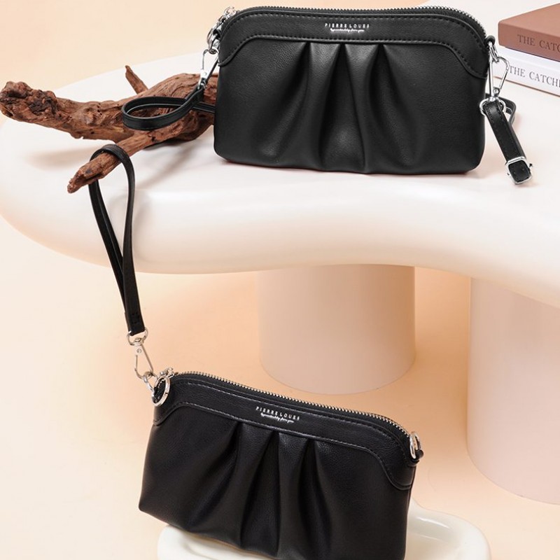 Τσαντάκι Χιαστί Pierre Loues PL782-36-A94 μαύρο 