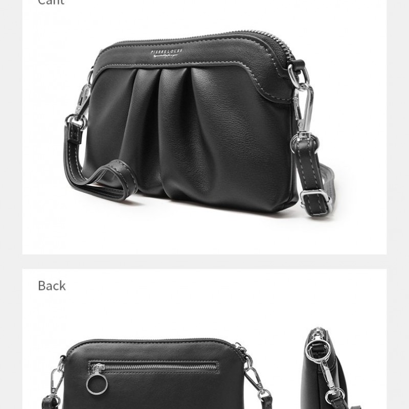 Τσαντάκι Χιαστί Pierre Loues PL782-36-A94 μαύρο 