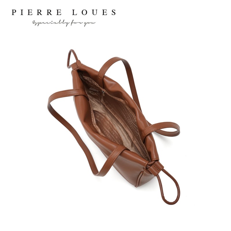 Τσάντα Ώμου  Pierre Loues PL915-12 καφέ 