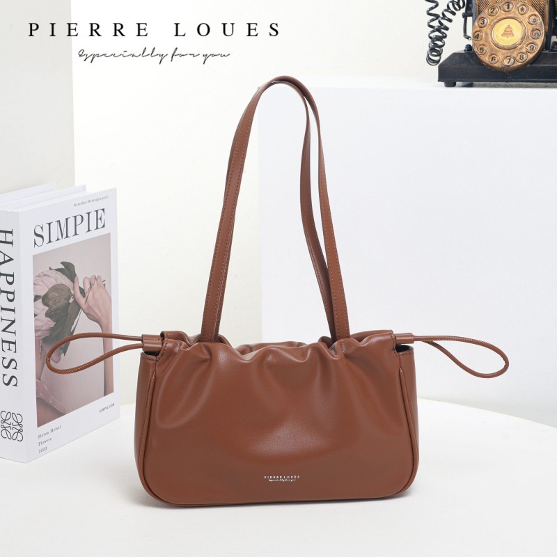 Τσάντα Ώμου  Pierre Loues PL915-12 καφέ 