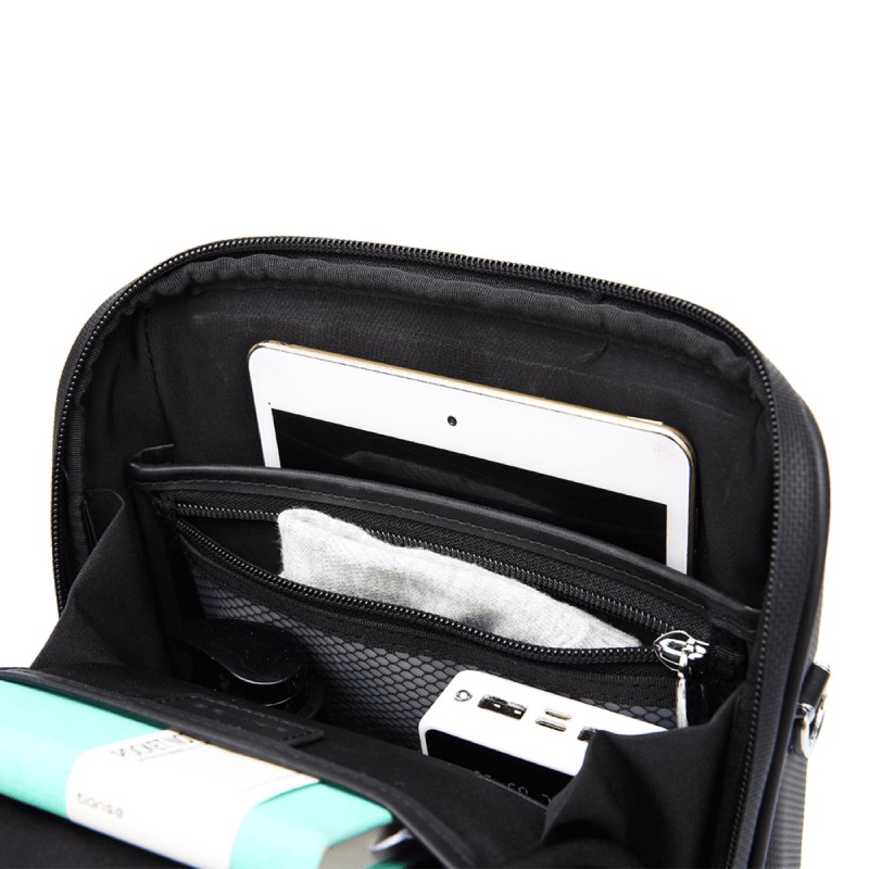 Τσαντάκι ώμου χιαστί Premium Collection Bange YD252 μαύρο 