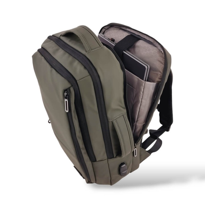 Επαγγελματικό Σακίδιο Πλάτης Laptop 15.6″ Forecast 2102. Πράσινο 20lt