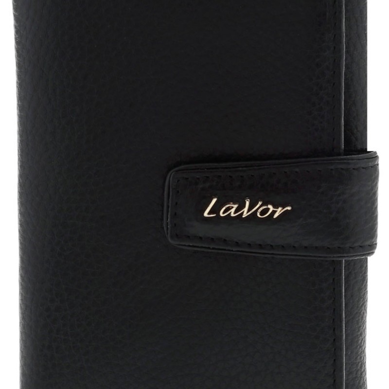 Lavor Γυναικειο δερματινο πορτοφολι RFID μαυρο lavor-1-6038-black