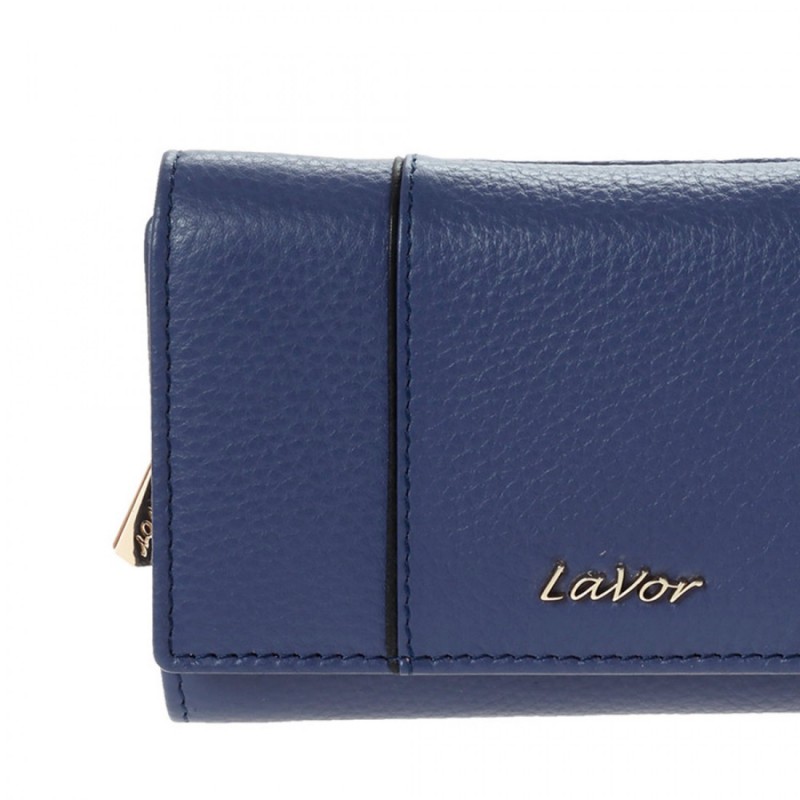 Γυναικειο δερματινο πορτοφολι μπλε lavor-1-6075-blue