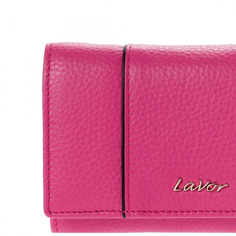 Lavor Γυναικειο δερματινο πορτοφολι ροδι lavor-1-6075-rodi
