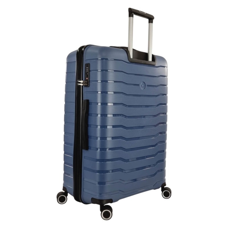 Βαλίτσα Μεγάλη RAIN RB80134-75εκ Μπλέ