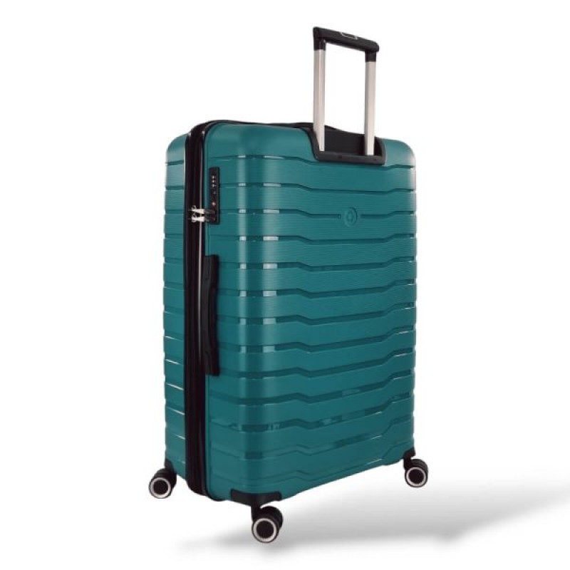 Βαλίτσα Rain RB80134-SET3 Πετρόλ