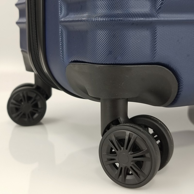 Σκληρές Βαλίτσες με Επέκταση Σετ 3 Τεμαχίων Forecast DQ2207-SET3. Μπλέ