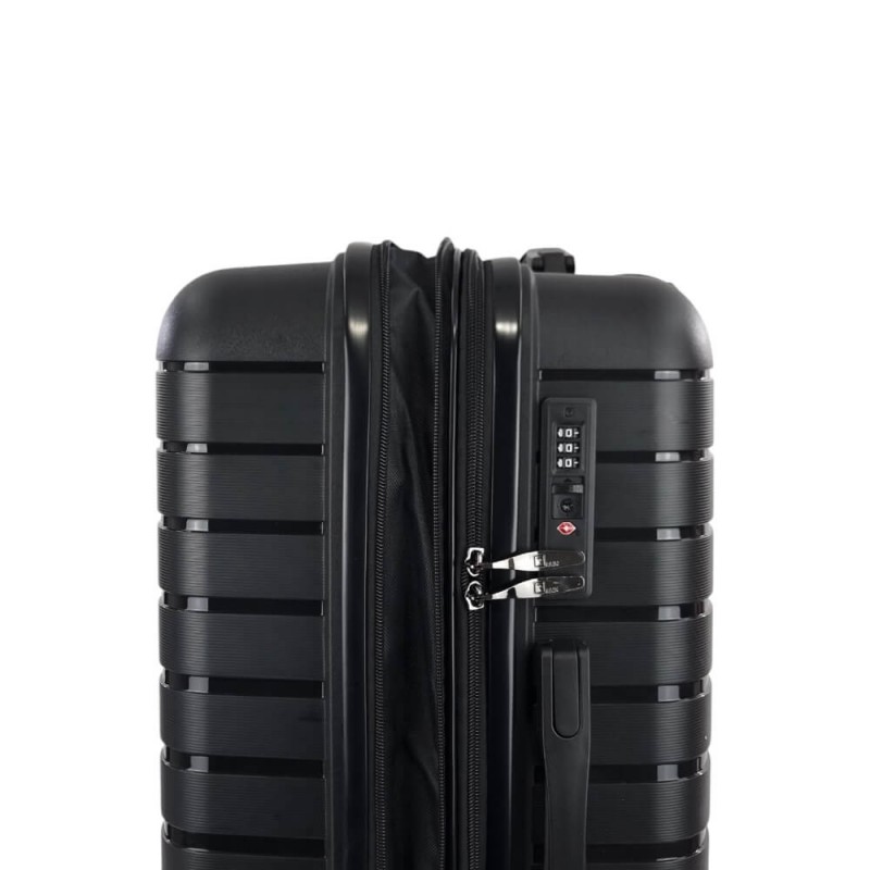 Βαλίτσα Μεσαία RAIN RB80134-65εκ Μαύρο