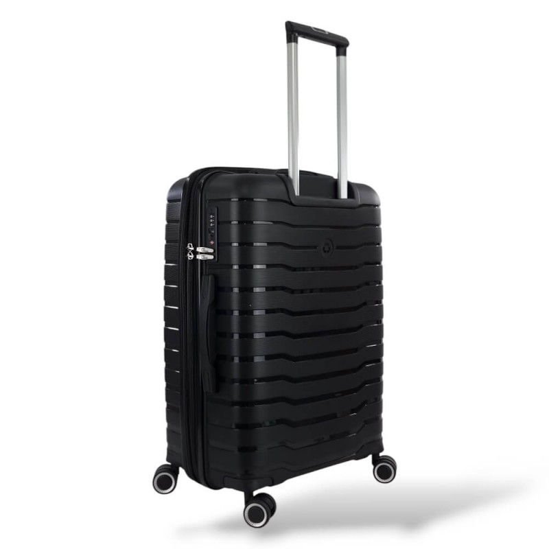 Βαλίτσα Μεσαία RAIN RB80134-65εκ Μαύρο