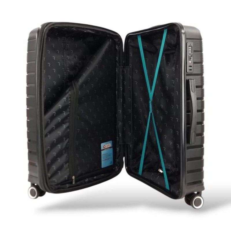Βαλίτσα Rain RB80134-SET3 Μαύρο