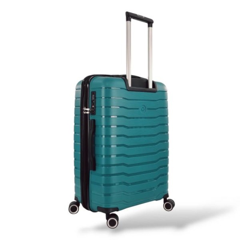 Βαλίτσα Μεσαία RAIN RB80134-65εκ Πετρόλ